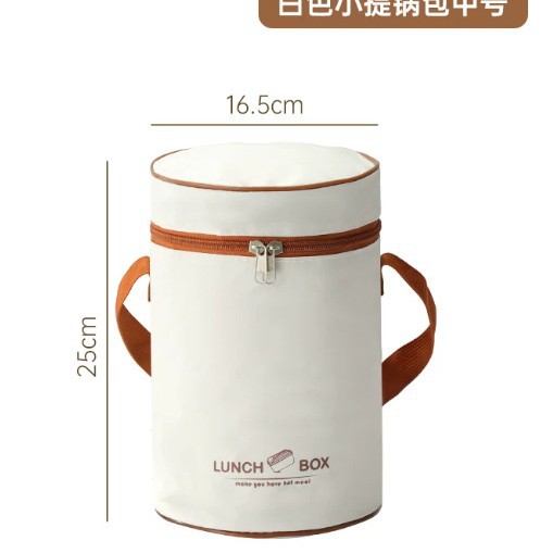 Bolsa blanca de tamaño medio