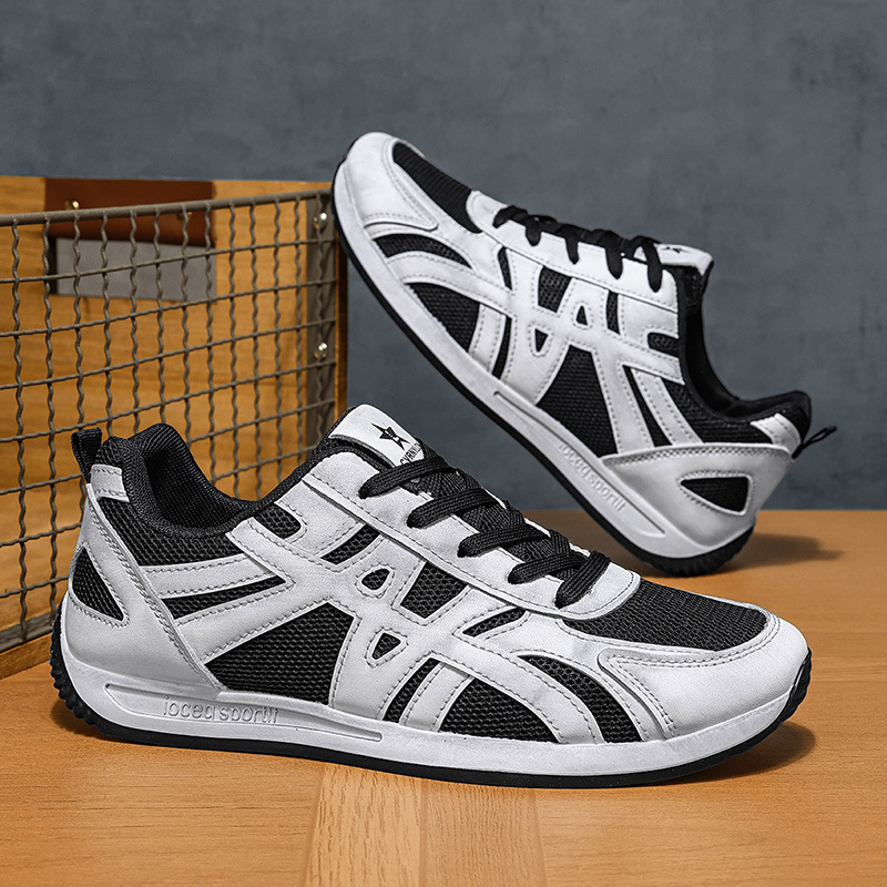 Zapatos de hombre 2026 verano respirable malla gruesa zapatos de padre ligero versátil zapatos de moda zapatos casuales