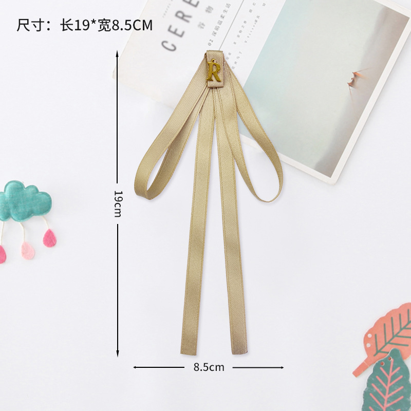 Pajarita para niños nuevo estilo niña estilo universitario flor de cuello color sólido mango largo jk uniforme de mujer cuello flor traje escolar tailandés accesorios