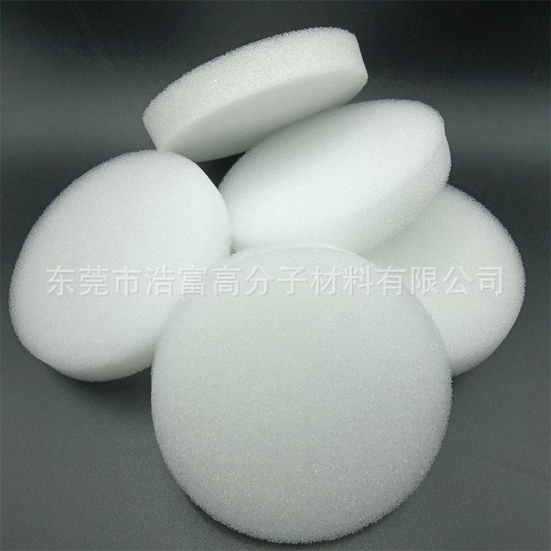 厂家直销铁罐减震白色圆形海绵垫正方形海棉片圆柱海绵高密度