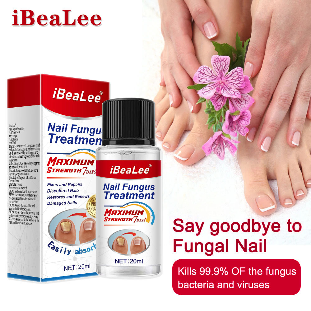 Líquido antibacteriano Crema de eliminación IBeaLee Poción especial espesante para uñas grises suaves_voghion.com