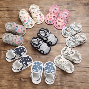 0-1 years old male and female baby Summer cartoon baby toddler shoes hollow sandals