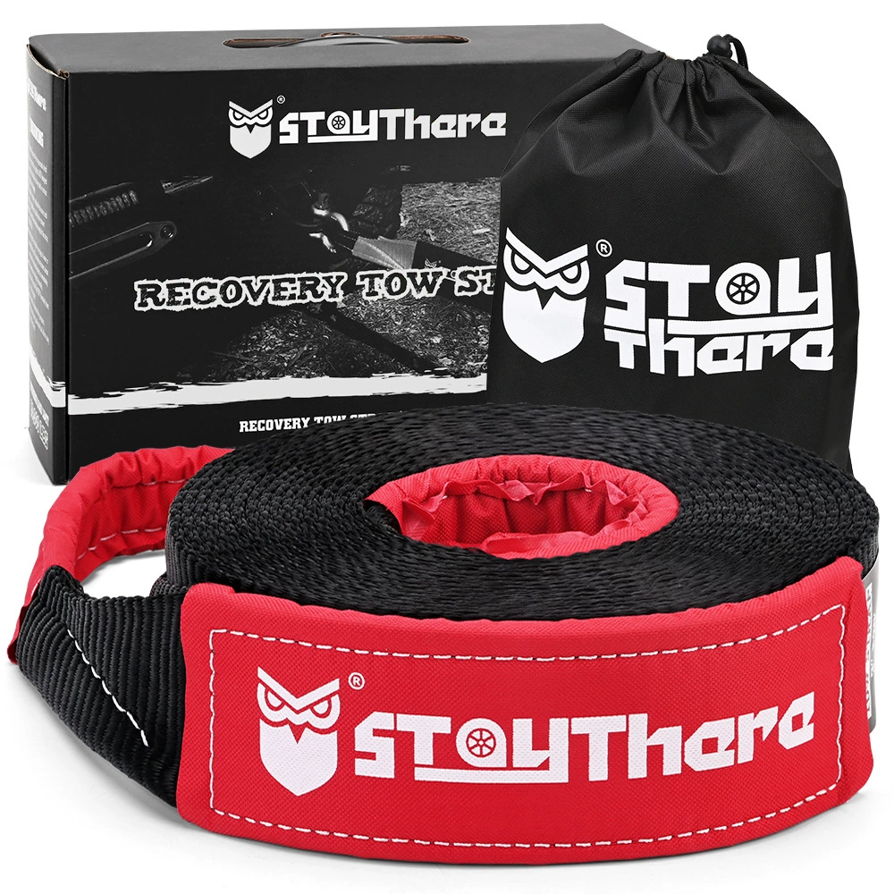 Черный прицеп для тяжелых условий эксплуатации весом 5.0inch / 6.4m фунтов с прочным буксировочным и тяговым тросом