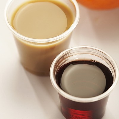 供应3oz试饮杯调料杯小塑料杯碗盒子酱汁杯酱料杯赠饮杯药杯