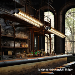 工业风吊灯美式复古创意餐厅长条酒吧清吧咖啡厅烧烤店餐桌吧台