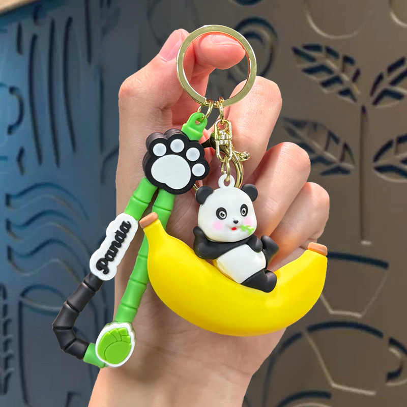 Llavero Creativo de Sanrio con Diseño de Perro de Orejas Grandes, Cinnamoroll, para Llaves de Coche, Bolso, Colgante, Adorno, Pequeño Obsequio