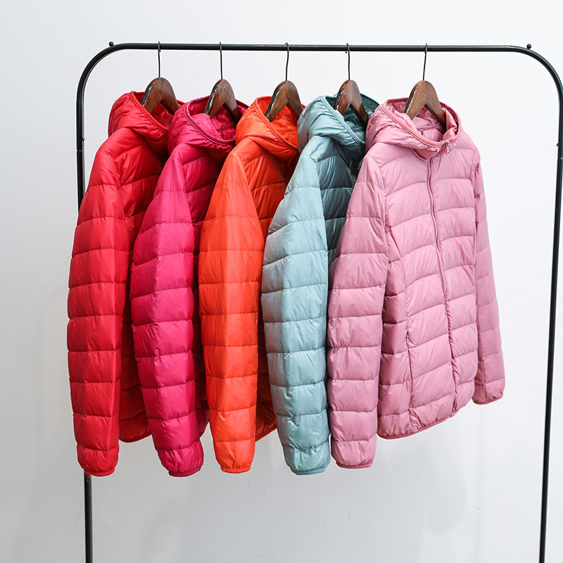 2024 autumn new ultra-light women's lightweight hooded down jacket lightweight women's slim plus size light coat winter clothing 2024 autumn new ultra-light women's lightweight hooded down jacket lightweight women's slim plus size light coat winter clothing