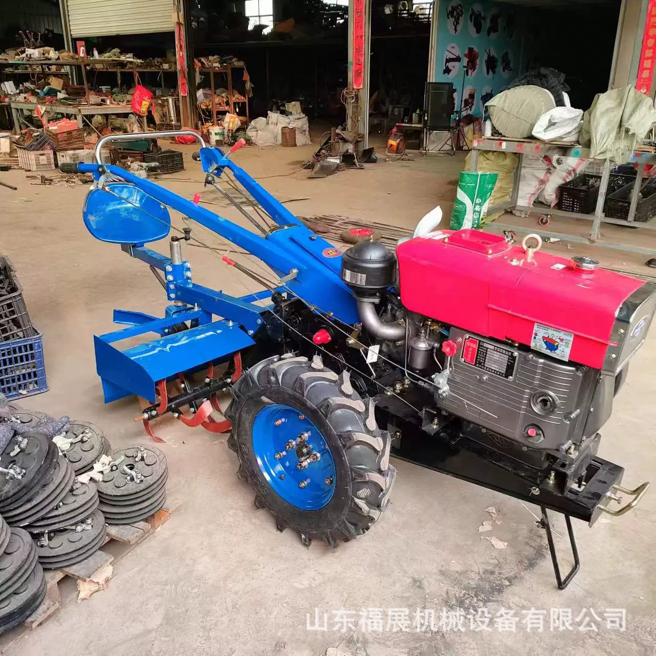 厂家销售15马力手扶拖拉机旋耕机出口型18马力多功能手扶拖拉机