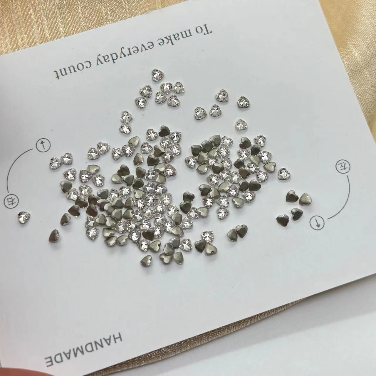 A2-44-05 백도 하트 3mm