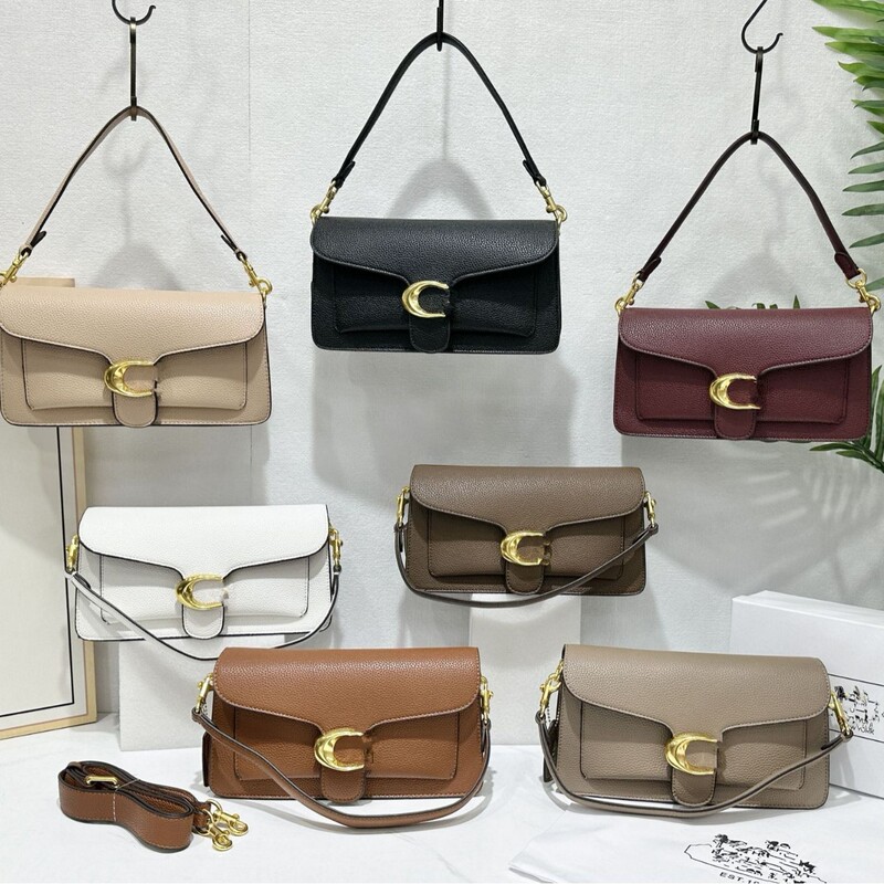 Coach C Women's Tabby 26 Dionysus Fashion Retro Single Shoulder Underarm Bag Handbag Crossbody Small Square Bag Cross-Border Trade