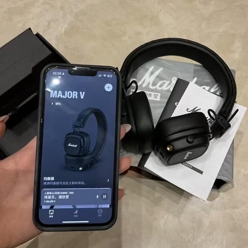 Marshall Major V App Wireless Bluetooth Marshall Major V Generation Bluetooth Headphones