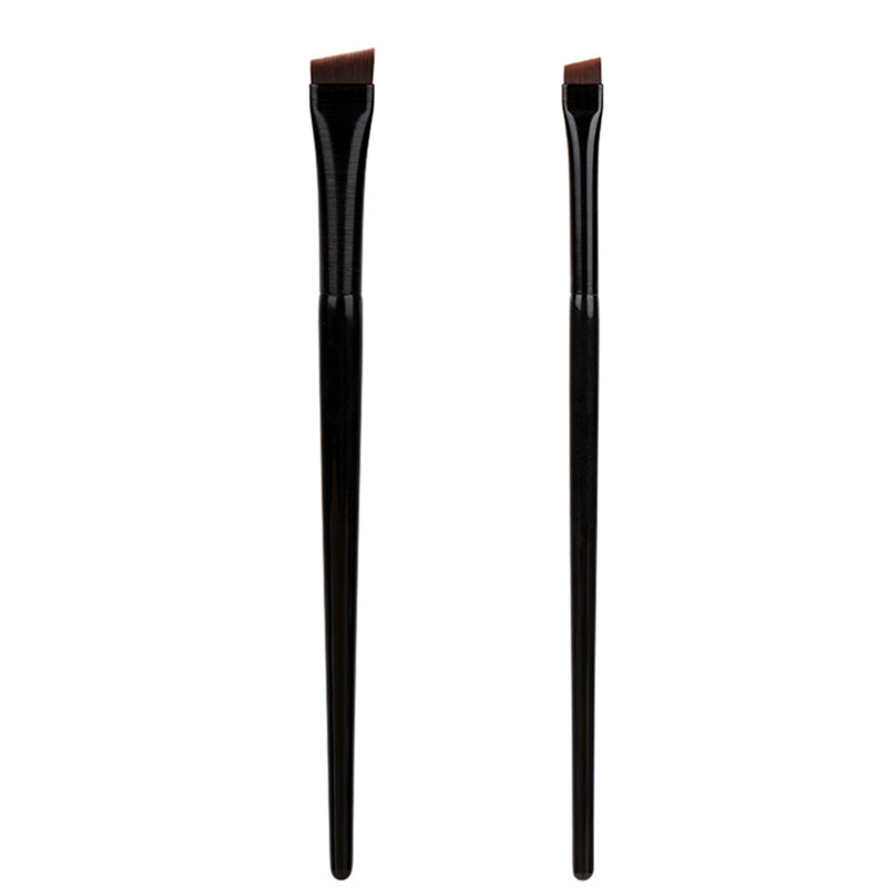 Angled Makeup Brush (Wang Ye) — Precision Eyebrow & Eyeliner Brush, Soft Synthetic Bristles