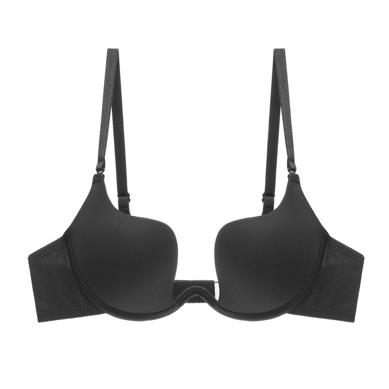 Cross-Border Special Factory Price Seamless Solid Color U-Shaped Smooth Sexy Lingerie Versatile Bra with Beautiful Back
