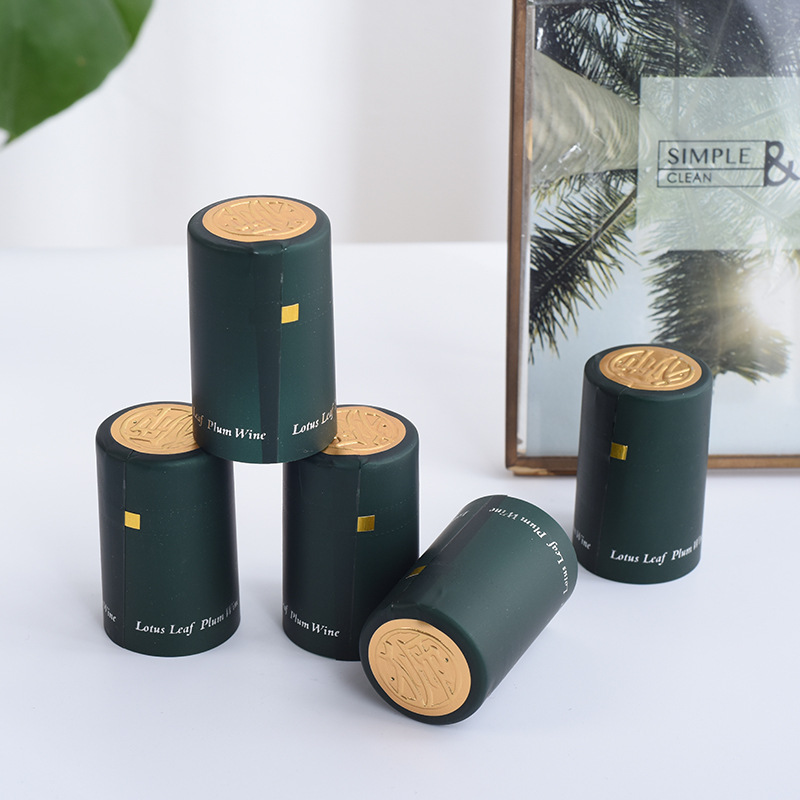 厂家批发酒瓶撕拉条PVC热缩胶帽饮料瓶葡萄酒玻璃瓶胶帽封口胶套