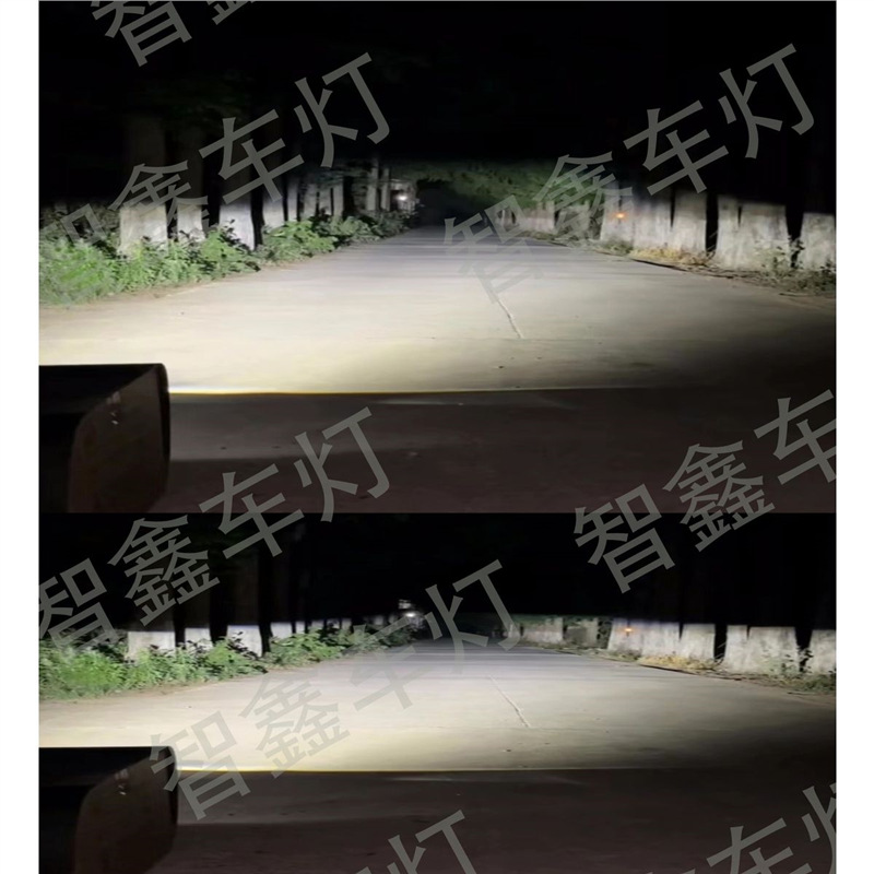 Es adecuado para liberar el conjunto de faro JH6 LED láser superbrillante de doble lente LED con luz diurna FAW JH6