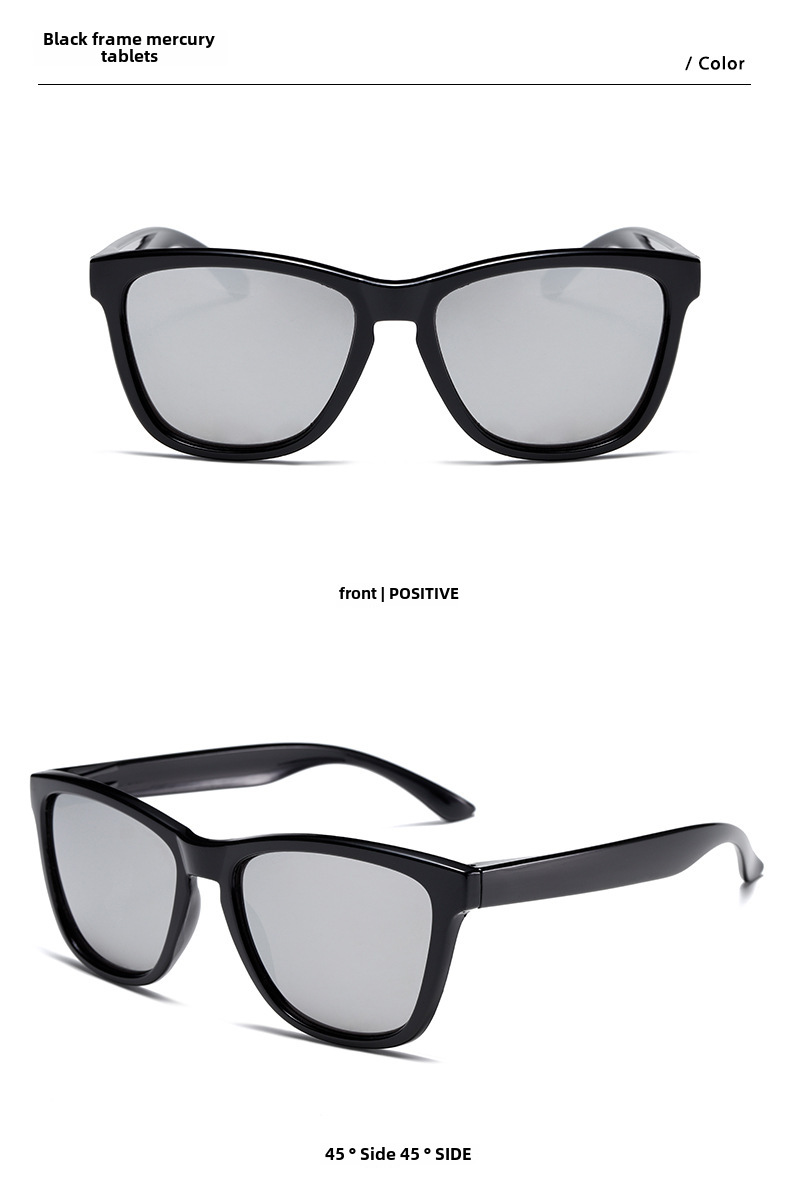 Lunettes de soleil classiques personnalisées à la mode de style coréen, lunettes de soleil concaves résistantes aux UV et au soleil, lunettes unies pour femmes_voghion.com