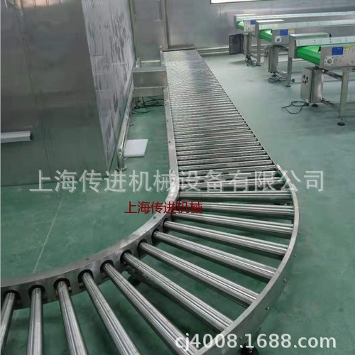 供应滚筒输送机，超宽超长不锈钢滚筒输送线，牛奶入库输送线
