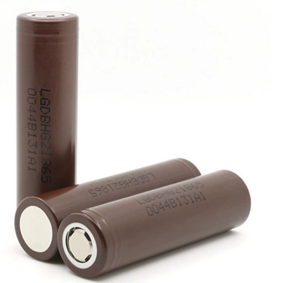 Батарея (LG) HG2 18650 — 3000 мАч, непрерывный ток 20A, 65×18,4 мм