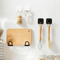 納川不鏽鋼廚房鍋蓋砧板壁掛置物架多用途免打孔水槽海綿夾收納架