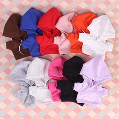 20厘米娃衣明星同款連帽袋鼠口袋衛衣15厘米棉花娃娃娃衣公仔娃衣