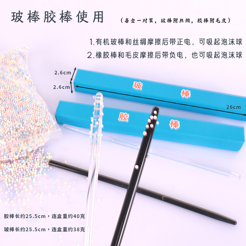 Glass rod with silk [teacher style]