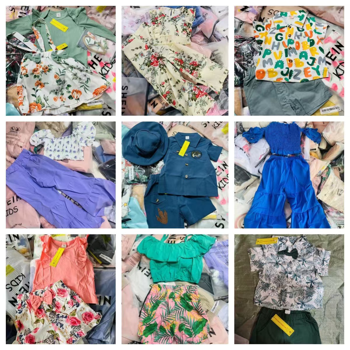 Comercio exterior patpat sets de ropa infantil set de dos piezas de inventario ropa al por mayor marca estilo mezclado image 3