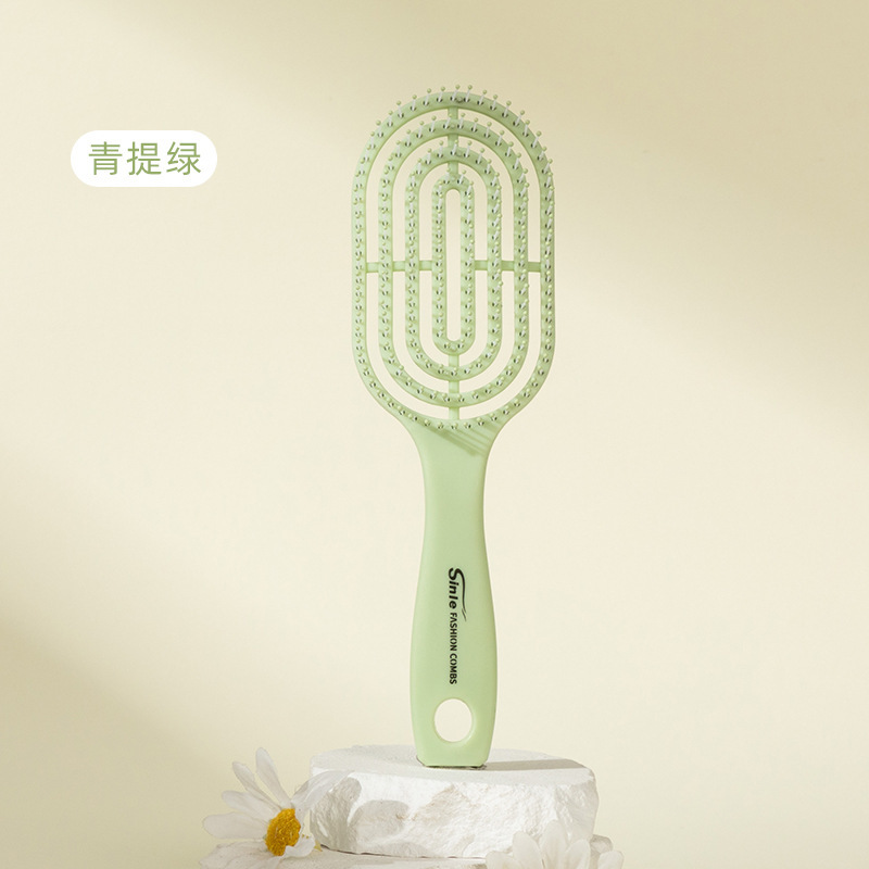 Peine de curva grande del fabricante Peine para el hogar Peine antiestático esponjoso Peine portátil de costillas de alto valor Peine de peinado especial