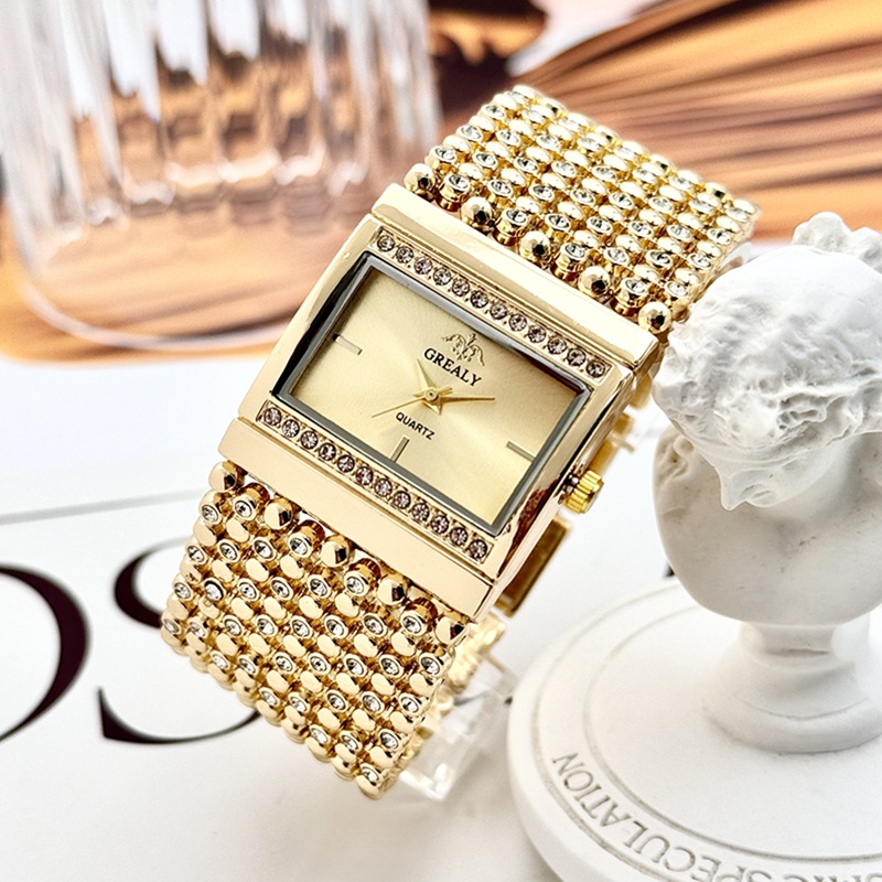 fashionable square quartz watches