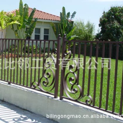 荐 河北 工厂 供应锻打 铁围栏厂家  可加工