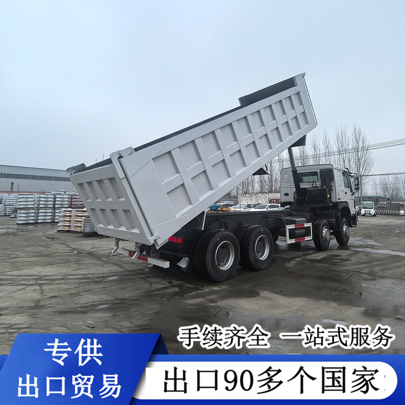 Exported to Africa, 371-Horsepower Howo Cargo Truck, Shacman Delong Second-Hand Dump Truck, Engineering Transport Truck