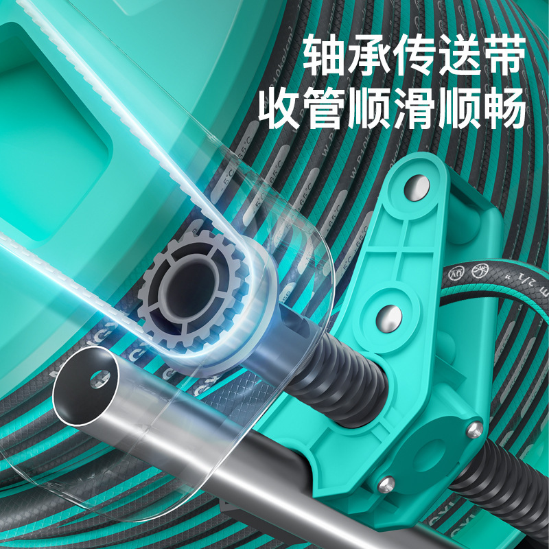 新款洗车水枪高压家用刷车喷头冲地浇菜神器自来水管软管收纳车架|undefined