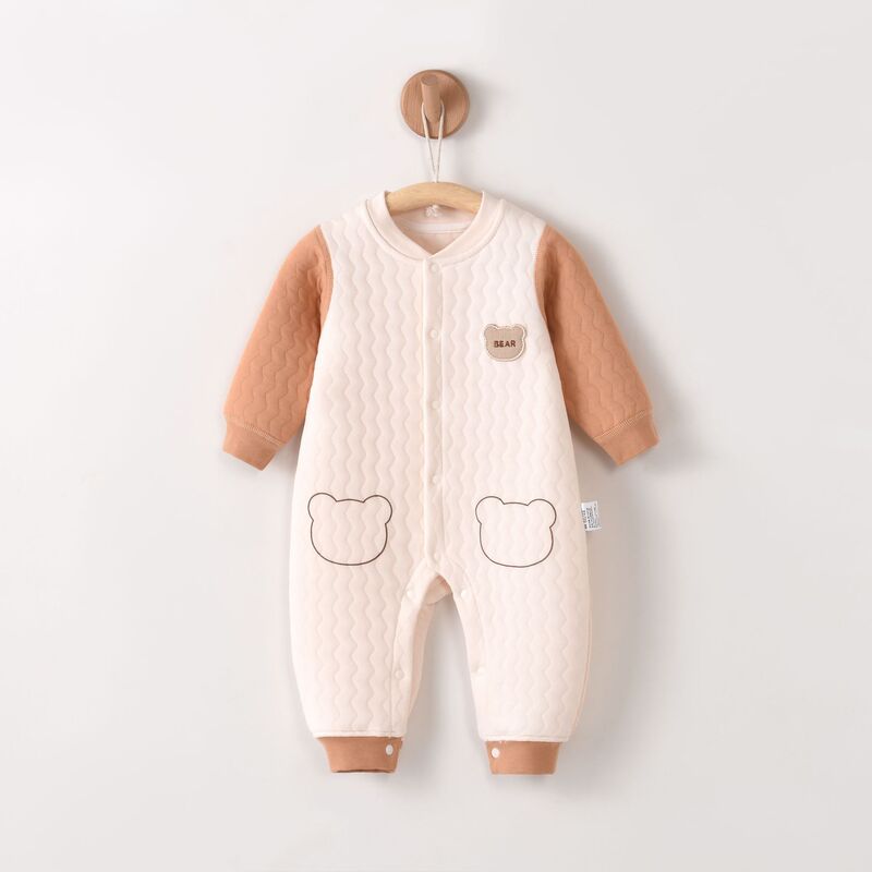Baby jumpsuit spring and autumn newborn clothes baby cotton men's climbing clothes autumn clothes baby autumn and winter suit Baby jumpsuit spring and autumn newborn clothes baby cotton men's climbing clothes autumn clothes baby autumn and winter suit