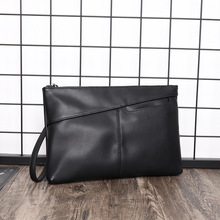 现货新款潮流男士手拿包时尚简约信封手抓包商务格子大牌手包百搭