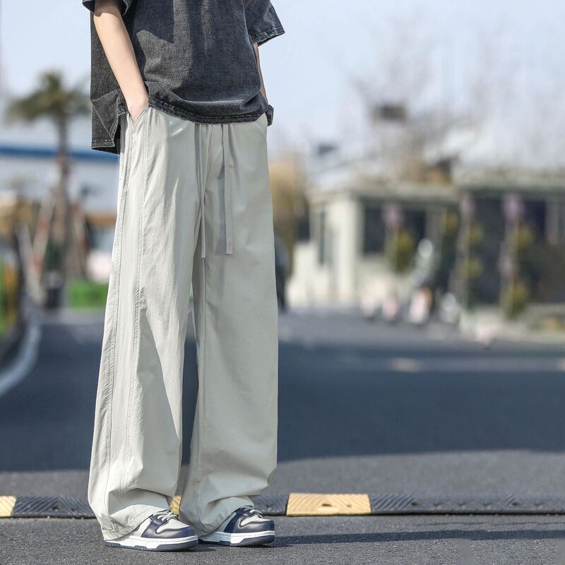 Nasa Men's Pants Summer New Style Loose Straight-Leg Pants Casual Pants Thin American-Style Work Pants for Men