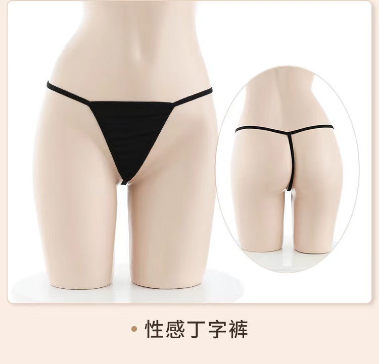 Sexy Secretary Roleplay Costume Set with Chiffon Shirt, Mini Skirt and Panties — detail image 14