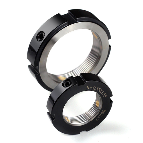 OD59R type radial locking nut quick-lock spindle screw round self-locking bearing anti-backlash anti-loosening nut