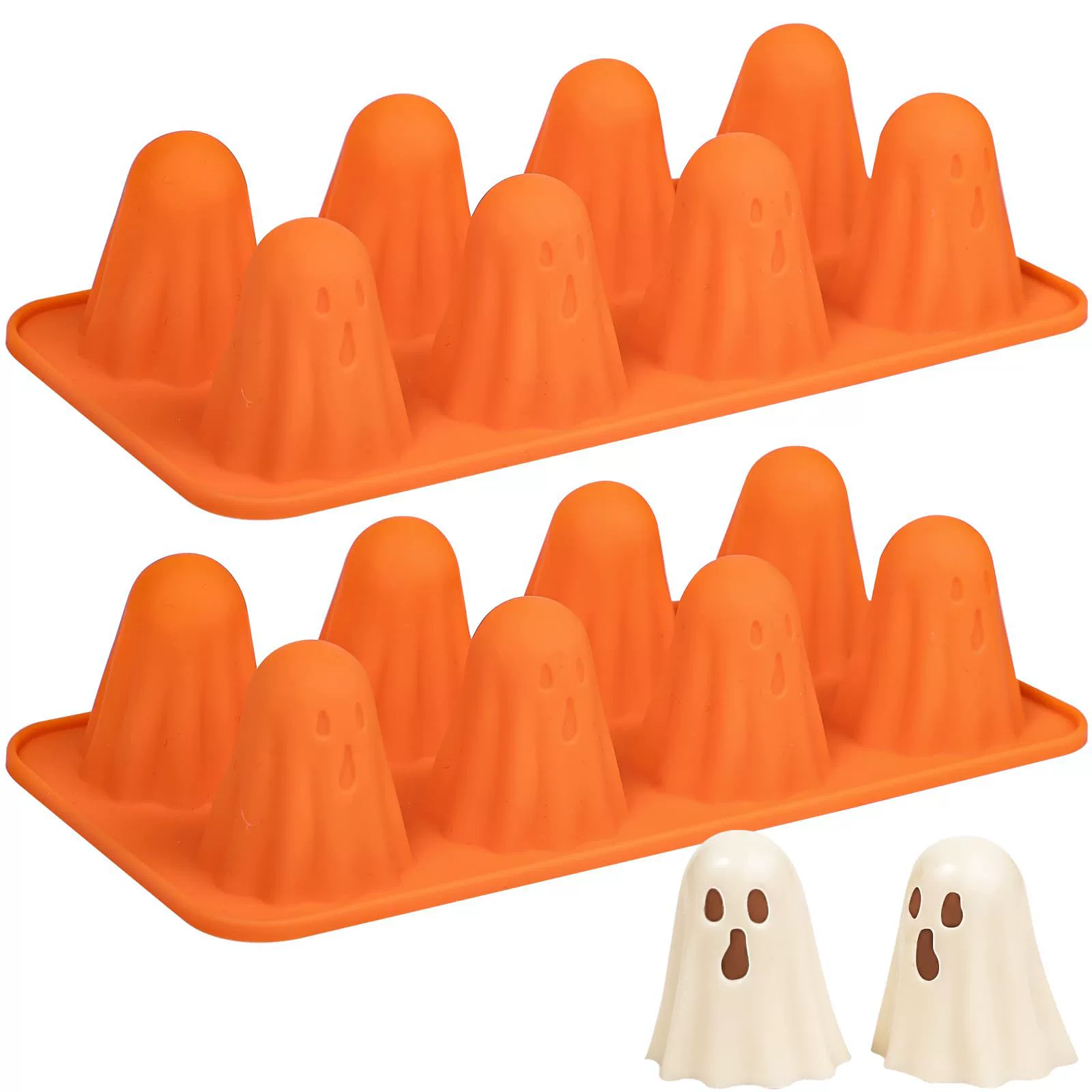 Amazon новый Ghost Jello Mold призрак силиконовая плесень силиконовая плесень праздничная кухня инструмент