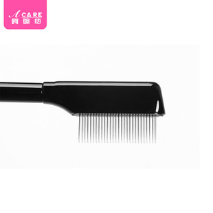 Free Shipping/10Y Eyelash Comb Ae1S43-Black Handle Eyelash and Eyebrow Comb Spiral Mini