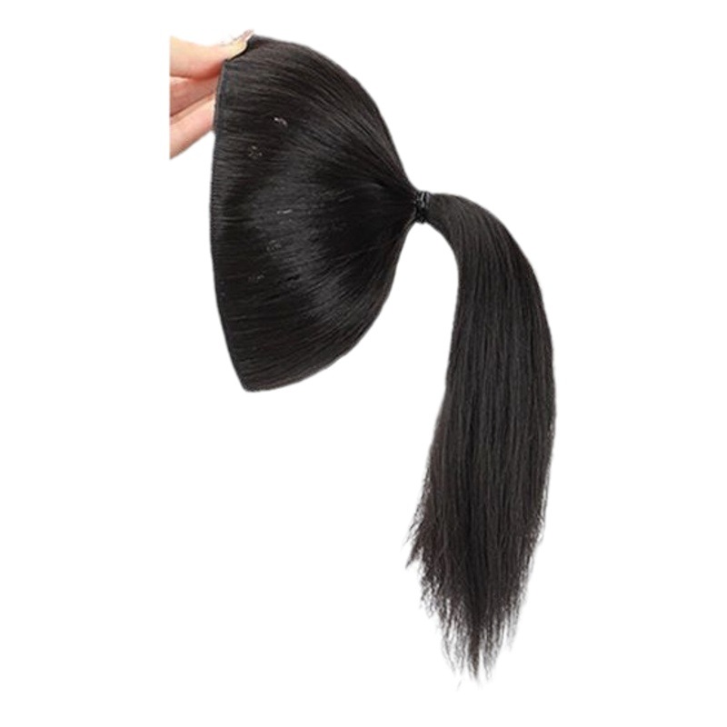 Bolas cabeza Internet celebridad pomelo piel pelo perezoso updo artefacto peluca bolsa extra volumen pelo falso Cola de Caballo mullido anillo de pelo