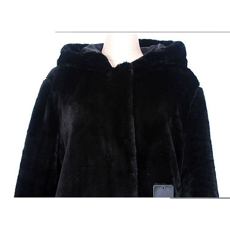 Roupas femininas Casaco de algodão preto feminino comprimento médio fino casaco de pele de vison inverno venda quente novo casaco casaco de algodão espesso_voghion.com
