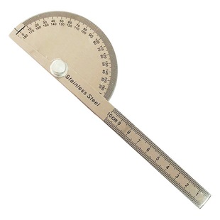10cm/14.5cm protractor angle ruler indexing gauge stainless steel angle gauge angle ruler 180 degree semicircle