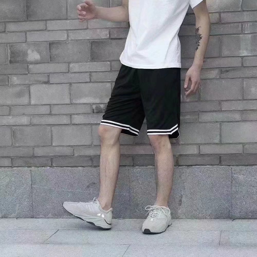 Pantalones cortos de baloncesto para hombres 2021 verano Delgado pantalones cortos sueltos Pantalones deportivos ropa exterior correr fitness casual pantalones medios
