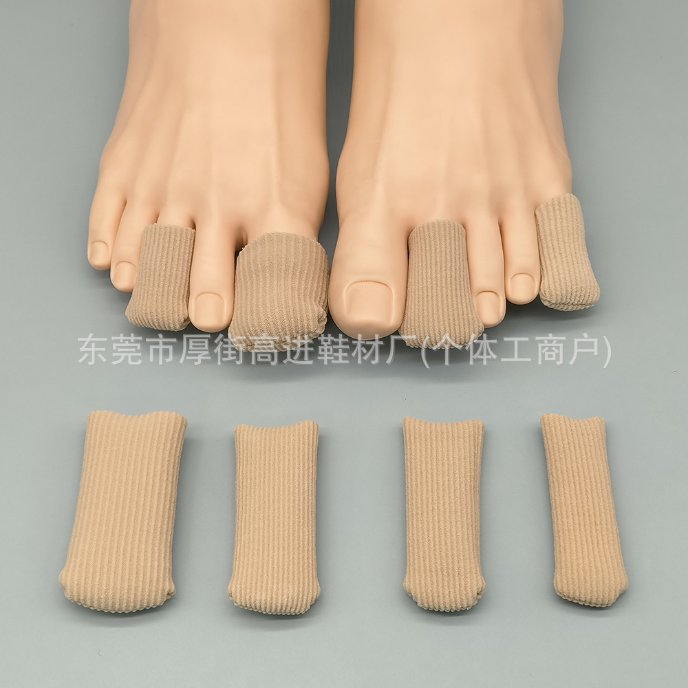 Fiber Tube Soft Toe Protector Single Pass Cuttable Anti-Wear Corn Anti-Pain Separator Toe Finger Cover