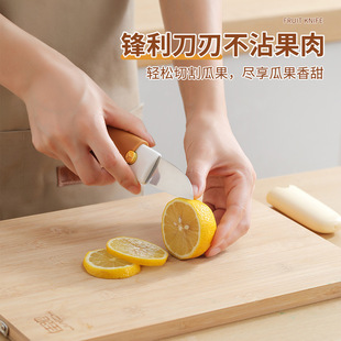 Food Fruit Household Two-In-One Stainless Steel Portable Knife Stainless Steel Fruit Paring Knife Kitchen Knife