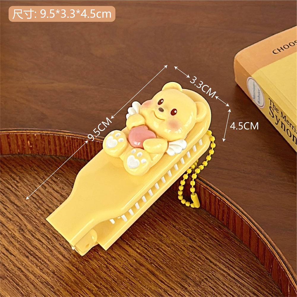 Creativo de dibujos animados chica corazón portátil peine flor cojín de aire peine portátil con espejo de maquillaje plegable peine mini hembra