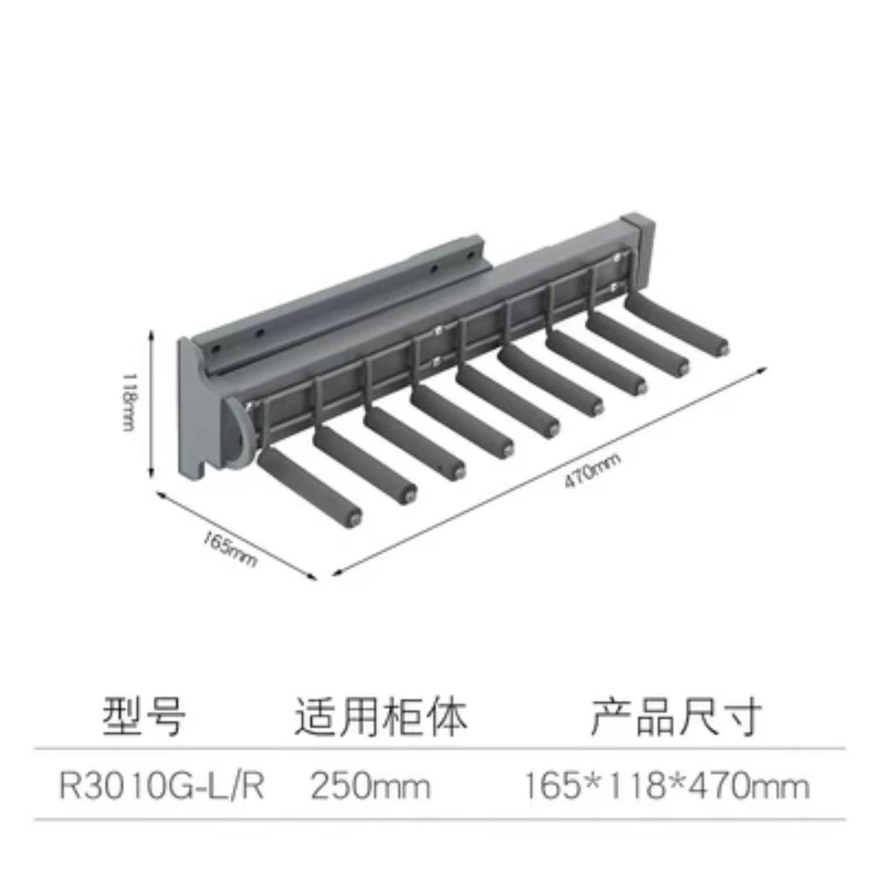 Persa bebé guardarropa doble fila pantalones rack de hardware del hogar armario retráctil de amortiguación de almacenamiento pantalones clip de los pantalones superiores del cajón