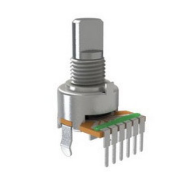 厂家供应R12mm旋转电位器，金属轴套电位器，音量调节电位器