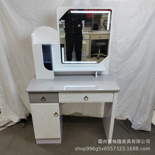 Makeup Table Small Apartment with Mirror Storage Integrated Table Modern Simple European Style Master Bedroom Dresser