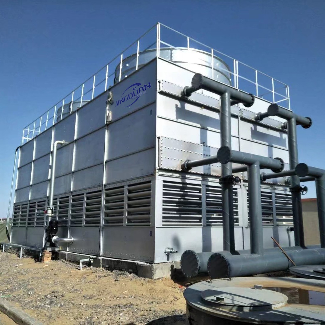 冷库制冷设备翅片箱式整体蒸发式冷凝器 采用宝钢镀锌板 降温设备