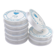 0.25-0.8mm无弹力扁轮鱼线手工手链项链串珠子材料水晶线饰品配件